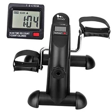 Mini Exercise Bike,  Under Desk Bike Pedal Exerciser Portable Foot Cycle Black