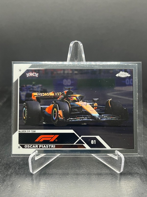 2023 Topps Chrome Formula 1 F1 Oscar Piastri RC Rookie #113 (C)