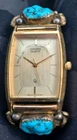 Vintage Ladies Seiko Quartz Wristwatch with Turquoise (needs battery)