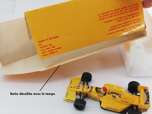 ONYX Model Cars LOTUS 100T HONDA Nelson Piquet Formula One 1998 Yellow - ref007 - Picture 9 of 12