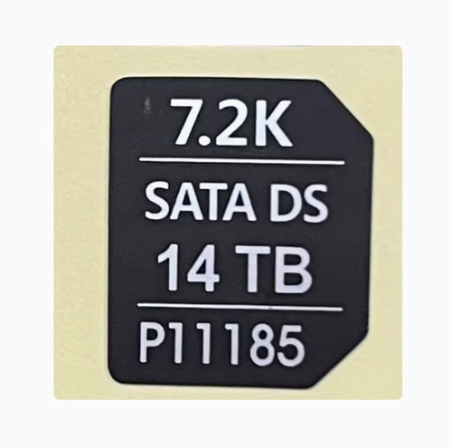 20 Stück Kapazität Aufkleber für HP 651314-001 G8/G9 3,5 Festplattenfach/Caddy - Bild 49 von 63