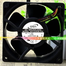 ADDA  AD1224UB-F52 DC24V 0.40A 3-wire 12CM 12038 Industrial Cooling Fan