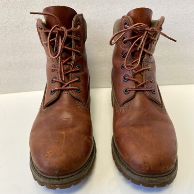 Timberland Vintage 1980s Leather Boots Men\'s US Sz 7 MMade In USA Hiking Work Timberland Vintage 1980s Leather Boots Men main image 3
