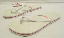 Original O`Neill Flip Flop Damen Sandale Zehentrenner Schuh Weiss 36 NEU CM12