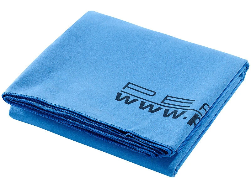 Serviette de bain microfibre 140 x 70 cm, bleu - Pearl - Photo 1/3