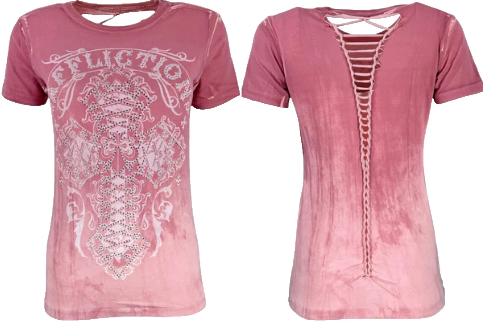 Top de algodón Affliction para De mujer