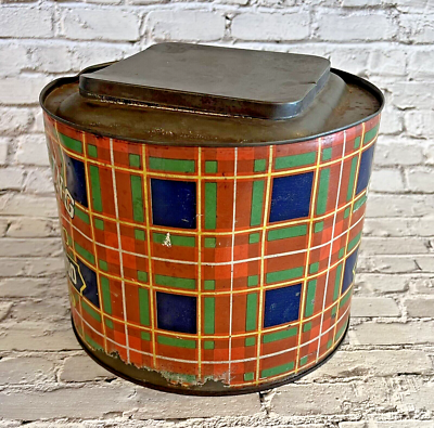 sterling tobacco tin Vintage STERLING Fine Cut Tobacco Countertop Store Advertising Display Tin  w/Lid