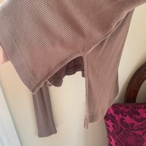 Juicy Gossip Ribbed Knit Lightweight Comfy Casual Pullover Dolman L/S Size SM - Picture 3 of 7