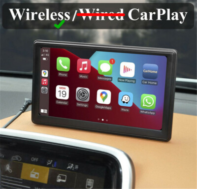 Portable Bluetooth Video MP5 Player 7in Monitor Wireless CarPlay