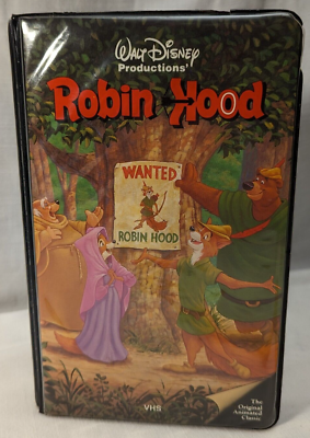 1985 Disney's Robin Hood 1st VHS Release, 228VS, Dated 10/21/85