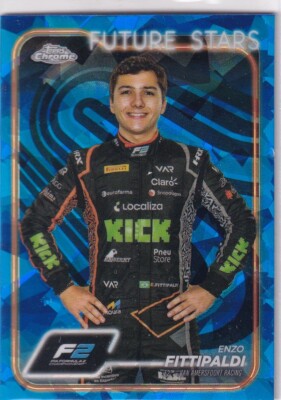 Topps 2024 Chrome Formula 1 Nr. 39 Enzo Fittipaldi Sapphire Refractor