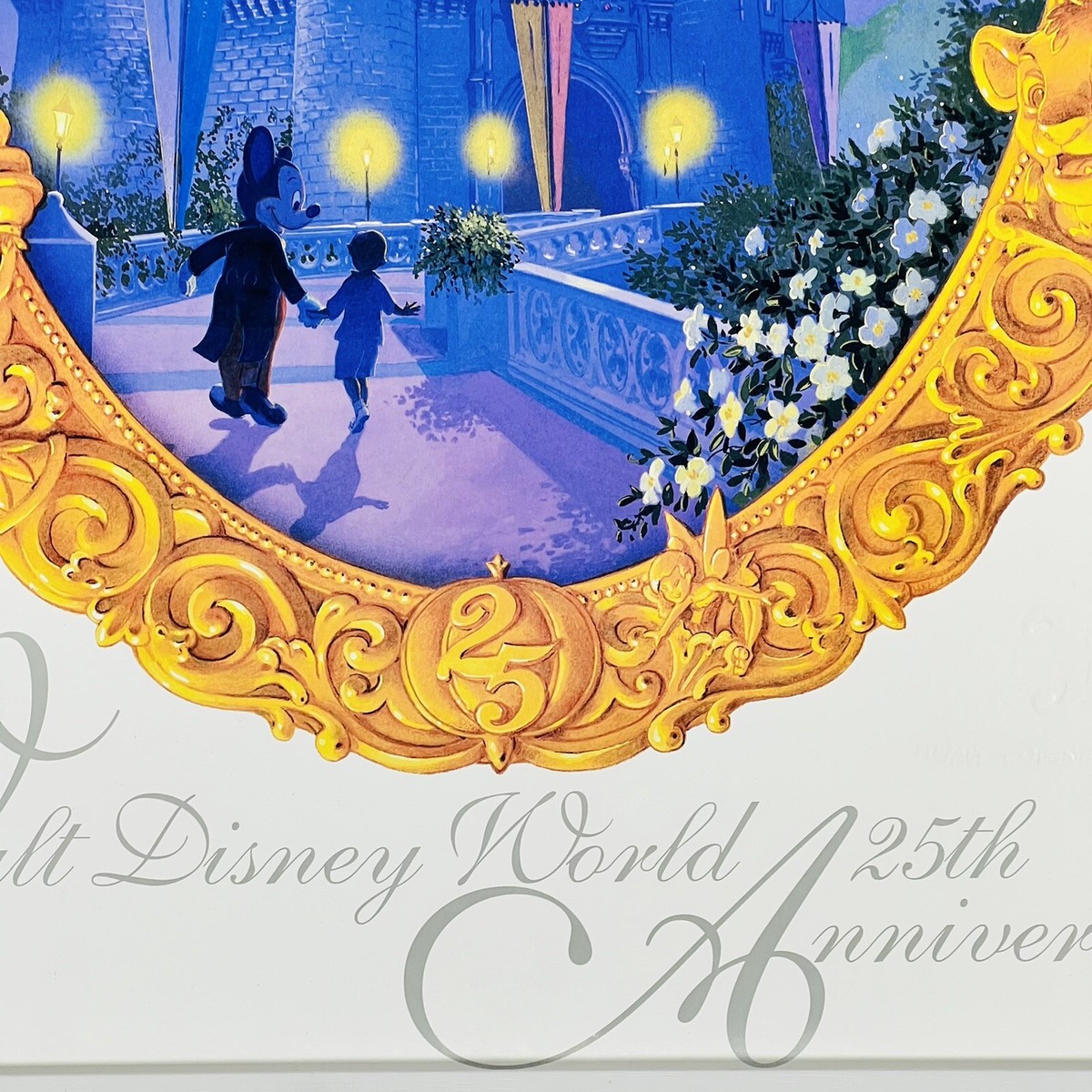 ディズニー 1996年 WDW25周年 限定　25周年記念ポスター ディズニー 1996年 WDW25周年 限定 25周年記念ポスター - メルカリ