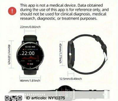 SMARTWATCH UHR NEU 1.28 TFT TOUCHSCREEN ZIFFERBLATT