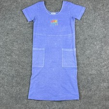 Fresh Produce Dress Womens M Purple Pocket Casual Knee Length Scoop Neck