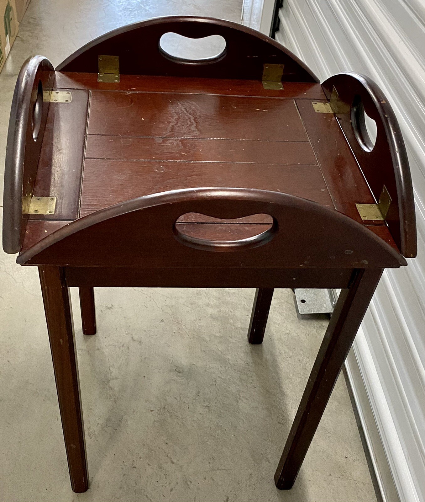 Vintage Bombay Company Butler Tray Table With Fold Up Sides eBay