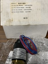 NEW OPEN BOX BARKSDALE 125/250V 1450-4400 PSI PRESSURE SWITCH 96201-BB3