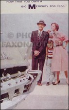 1956 Mercury Owners Manual 56 Medalist Monterey Montclair Owner Guide Book