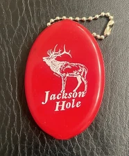 Jackson Hole, WY QUIKOIN Vinyl Key Chain Coin Pouch