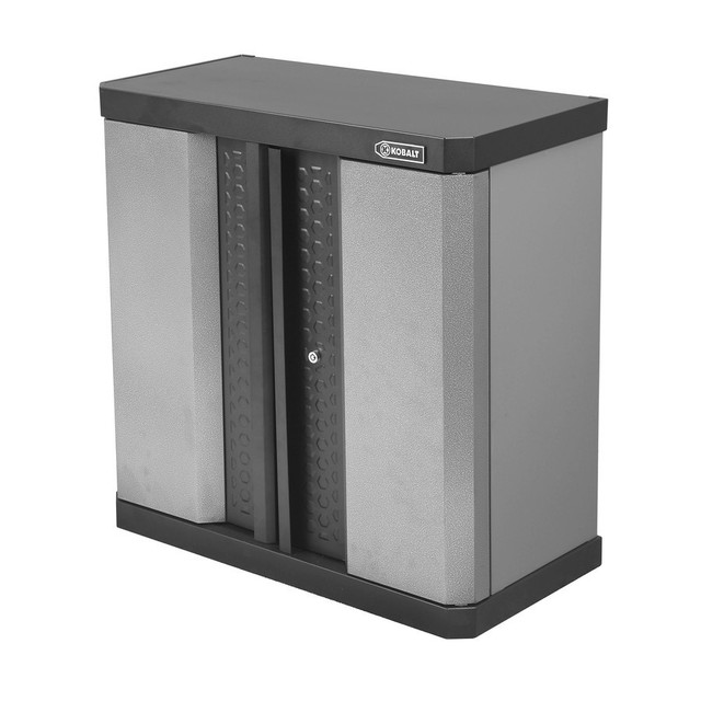 Kobalt 30 In W X H 14 D Heavy Duty Steel Wall Mount Garage Cabinet