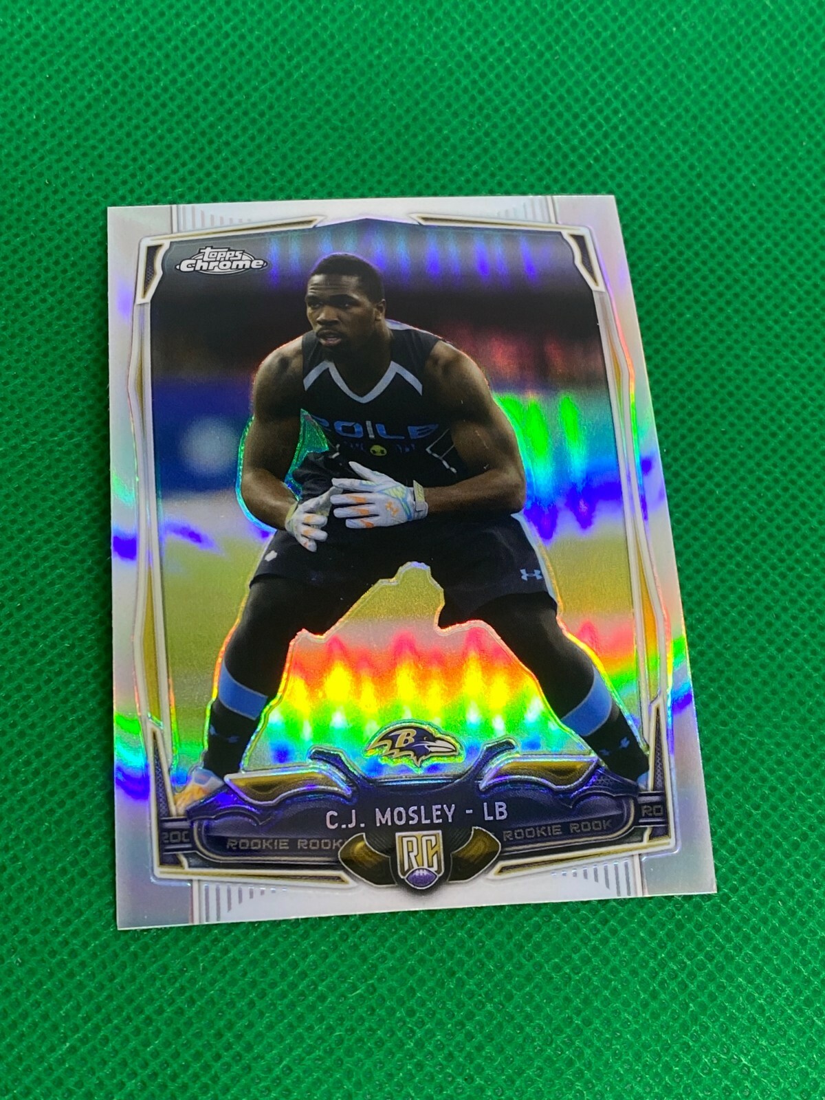 CJ Mosley Topps Chrome #203 Refractor