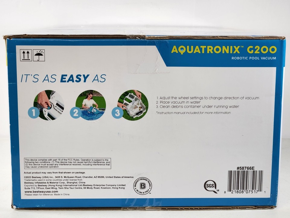 Bestway AquaTronix G200 Automatic Robotic Pool Vacuum Cordless