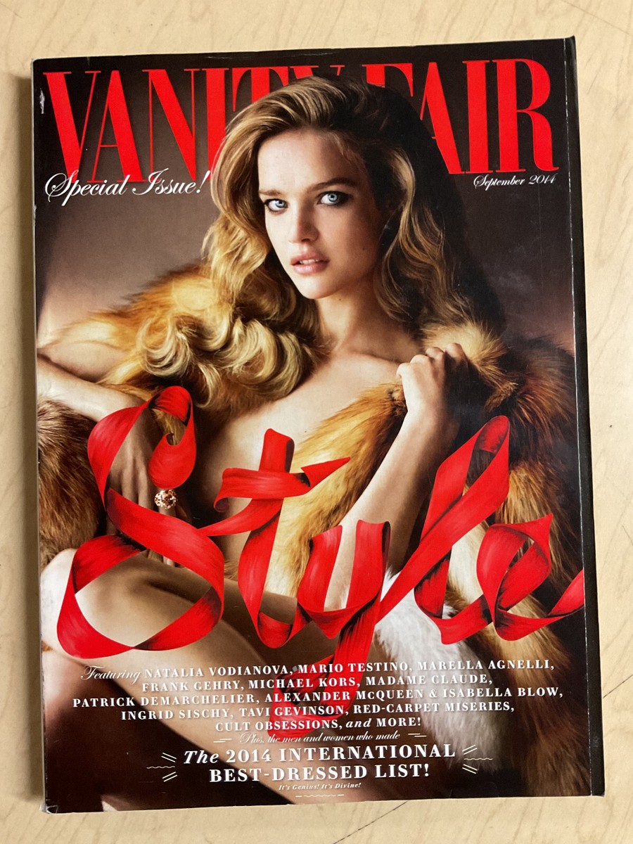 September 2014 Vanity Fair Natalia Vodianova HOT cover STYLE ISSUE