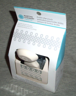 Martha Stewart Crafts Trellis Loop Trim Double-Edge Punch ( 1'' Wide Strips) NEW