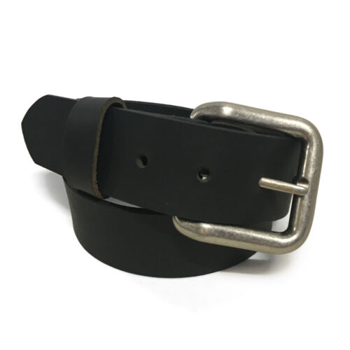 Mens Handmade Genuine Solid Buffalo Leather Belt - Photo 1 sur 31