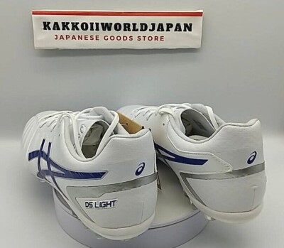 ASICS Soccer Cleats DS LIGHT AG 1103A077 102 White / Asics Blue