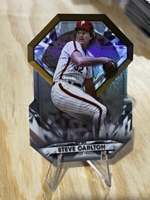 Steve Carlton 2022 Topps DIAMOND GREATS DIE-CUT Insert Philadelphia ...