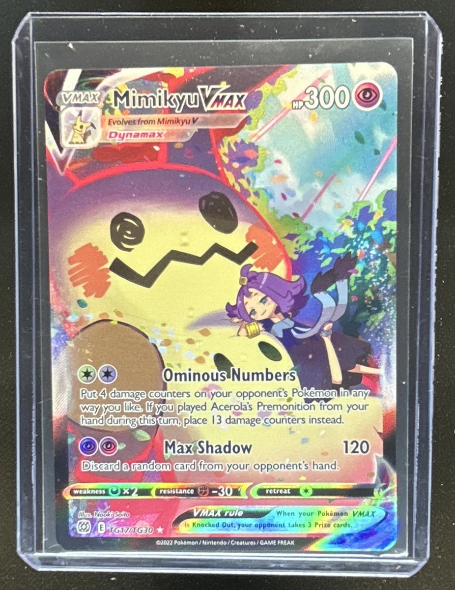 Preços baixos em Cartões TCG de Pokémon Mimikyu VMAX | eBay