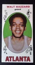 1969-70 Topps #27 Walt Hazzard - Rookie Card - Atlanta Hawks VG-EX A2. rookie card picture