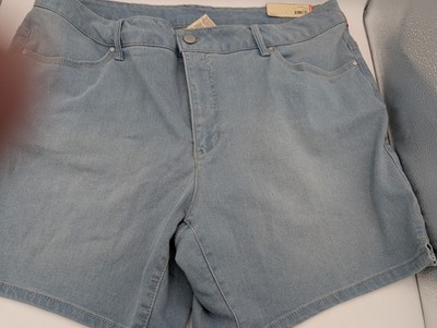 Womens  Faded Glory Denim  Shorts  22W high rise 12 in. 