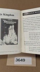 Chip 'N Dale Rescue Rangers - Nintendo NES- Manual Only **NO GAME