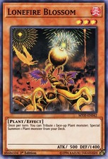 Yu-Gi-Oh TCG MYFI-DE042 SR Einsame Feuerblüte Mystische Kämpfer