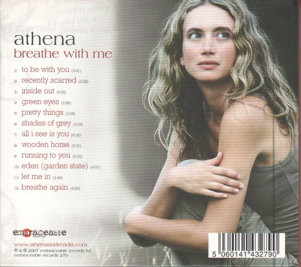 Athena Breathe With Me CD Europa Embraceable 2007 In Digipak 5060141432790 - Bild 2 von 2