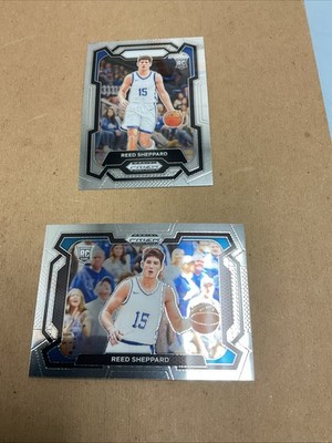 2024 Panini Prizm Draft Pick Houston Rookie Reed Sheppard Common & Variation 