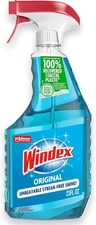 Windex Glass & Window Cleaner Spray Bottle – Original Blue Scent, 23 fl oz