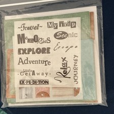 Creative Memories Escapes Paper Album Kit Travel Theme Scrapbooking MPN 8902