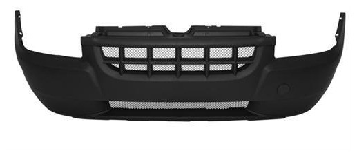 Fits Fiat Doblo 2000-2005 Front Bumper Black With Grille UK Seller
