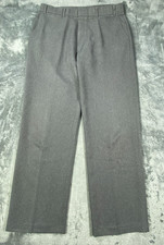 Vintage Levis Pants Mens 36x30 Action Slacks 80s Talon Gray Flat Front Career