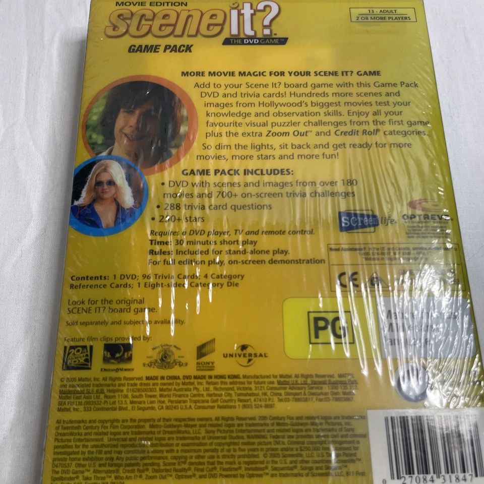 SCENE IT THE DVD GAME PACK MOVIE EDITION TRIVIA CARDS GAME BNIS FAST FREE POST - Image 2 of 4