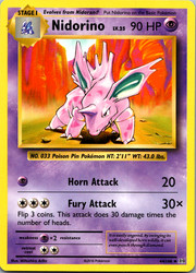 Nidorino 44/108 XY Evolutions Uncommon