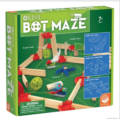 KEVA Maker Bot Maze STEM Building Set