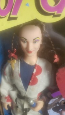 Boy George Culture Club Doll Figure 12in Sharpegrade 1984  DAMAGED BOX 80s Rare