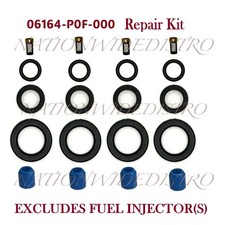4x Fuel Injector Repair Kits For 1993-1996 Honda Prelude 2.2 I4 06164-P0F-000