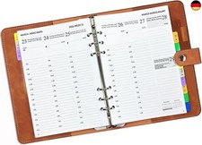 Kalender 2026 Ringbuch A5 Nachfüllbar, Terminplaner/Wochenplaner mit Tabs, 