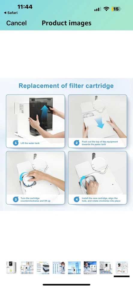Beatyl Reverse Osmosis Water Filter, Water Purifier 8-Stage RO Filtration System - Image 2 of 4