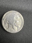 Hobo Nickel hand carved original Buffalo Nickel 1935 DK