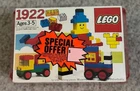 Vintage 1983 Lego Universal Building Set 1922 Sealed With Storage Case 52 pieces